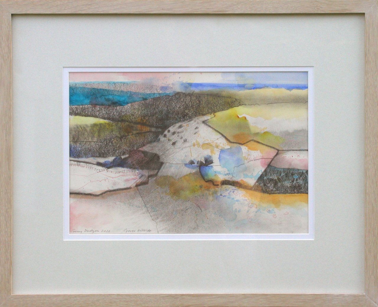 Gerry Dudgeon Gorse Hillside (framed)