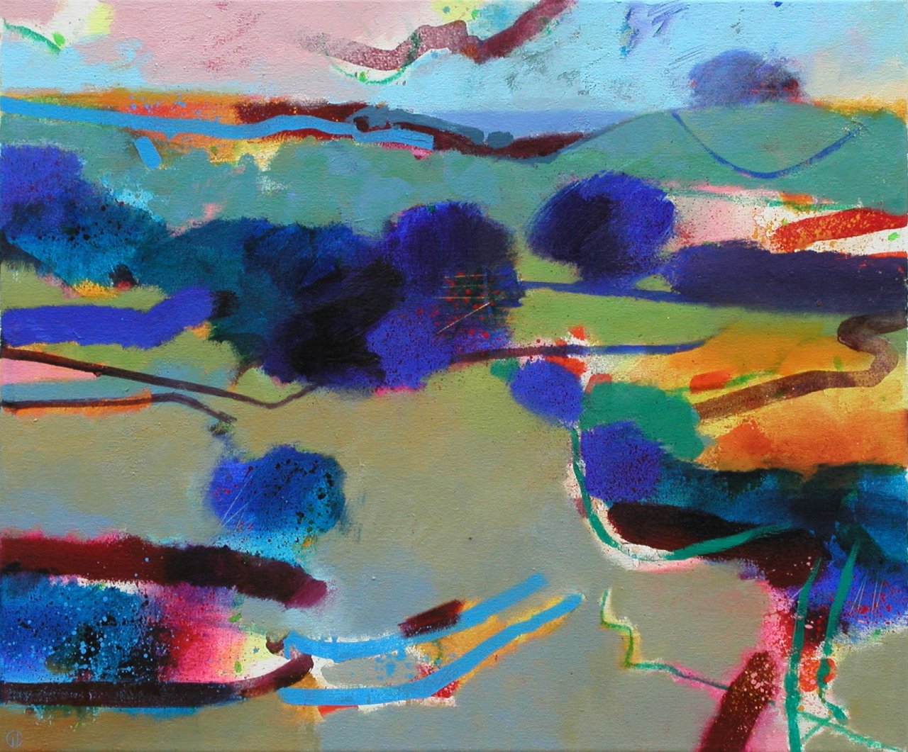 Gerry Dudgeon A Glimpse of Lyme Bay