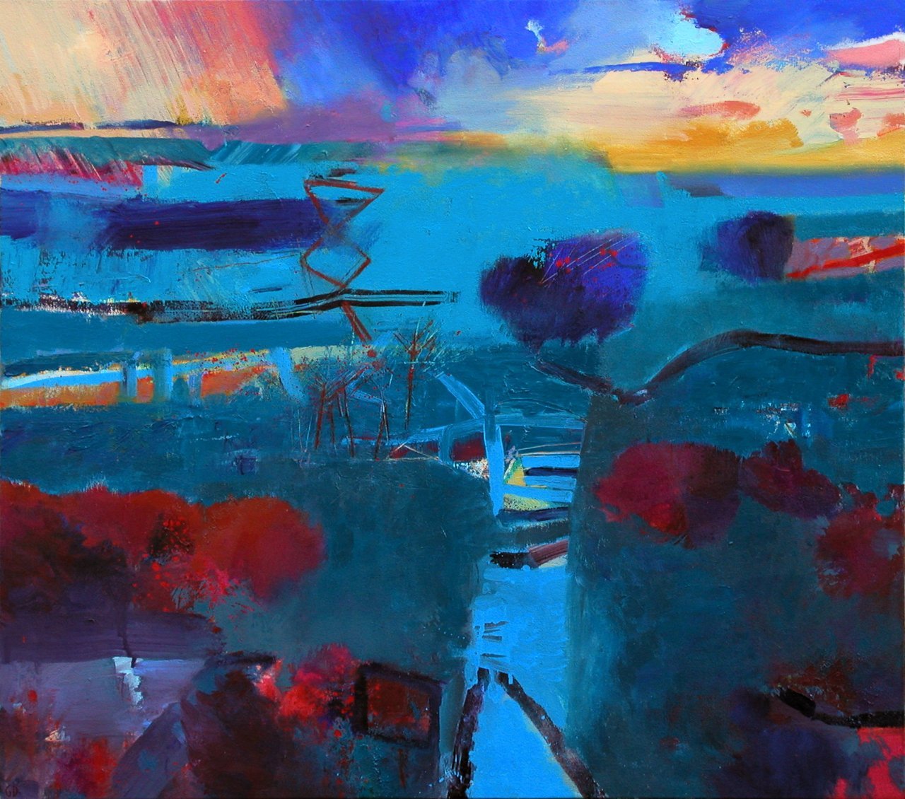 Gerry Dudgeon Gamboge Sky