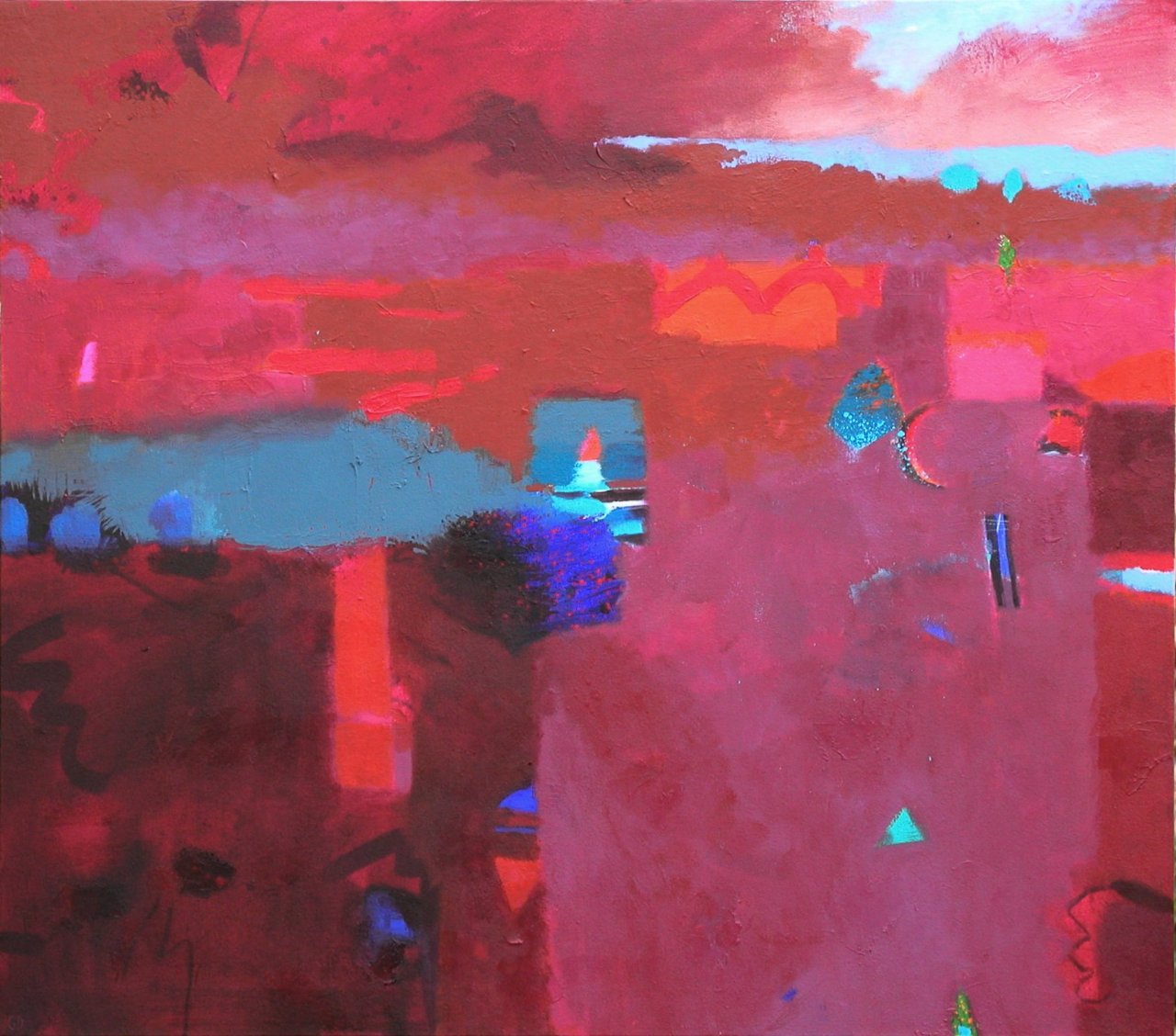 Gerry Dudgeon Rajasthan Village