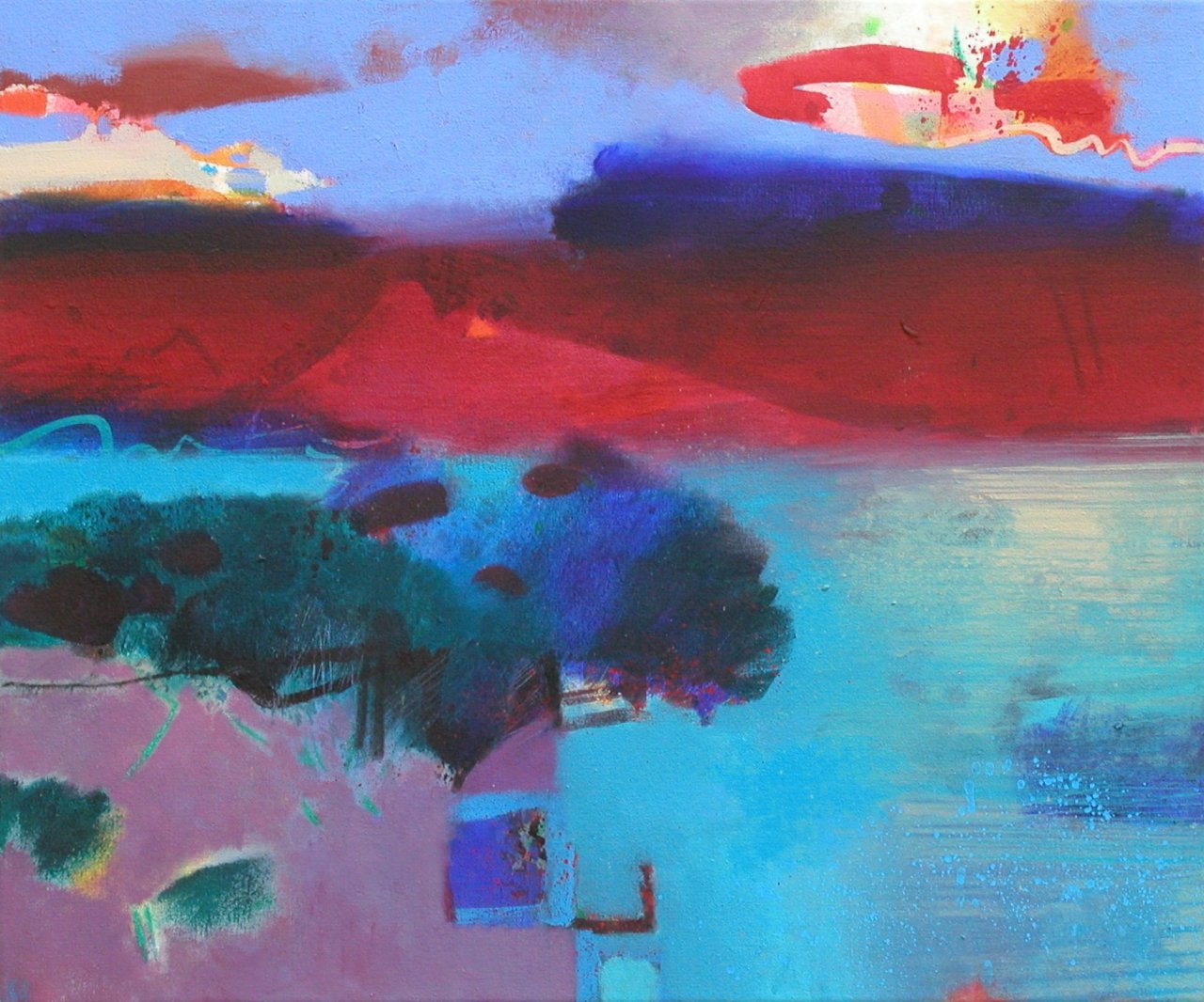 Gerry Dudgeon Red Swathe II